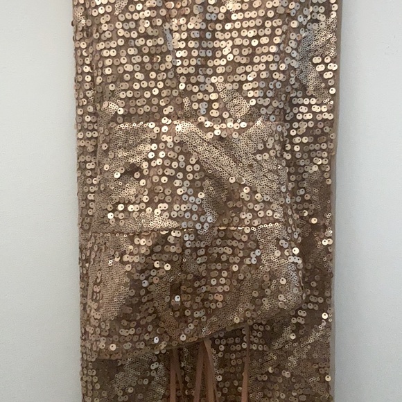 NWOT BCBG MaxAzria Lela Strapless Sequin Gown, 4 - Picture 2 of 5